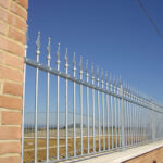 Ringhiera con lance e ribattini trattamento zincatura a caldo