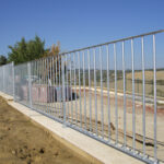 Ringhiera con corrimano in piano trattamento zincatura a caldo