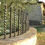 Ringhiera in ferro martellato