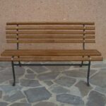 Panchina in ferro battuto