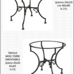 Tavolo Mod. Torre smontabile (vari modelli)