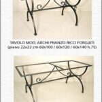 Tavolo Mod. Archi (vari modelli)