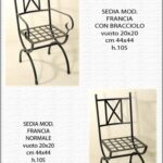 Sedia Mod. Francia (vari modelli)