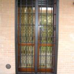 Grate di sicurezza apribile per finestrone a 2 ante