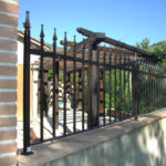 Ringhiera con lance e ribattini